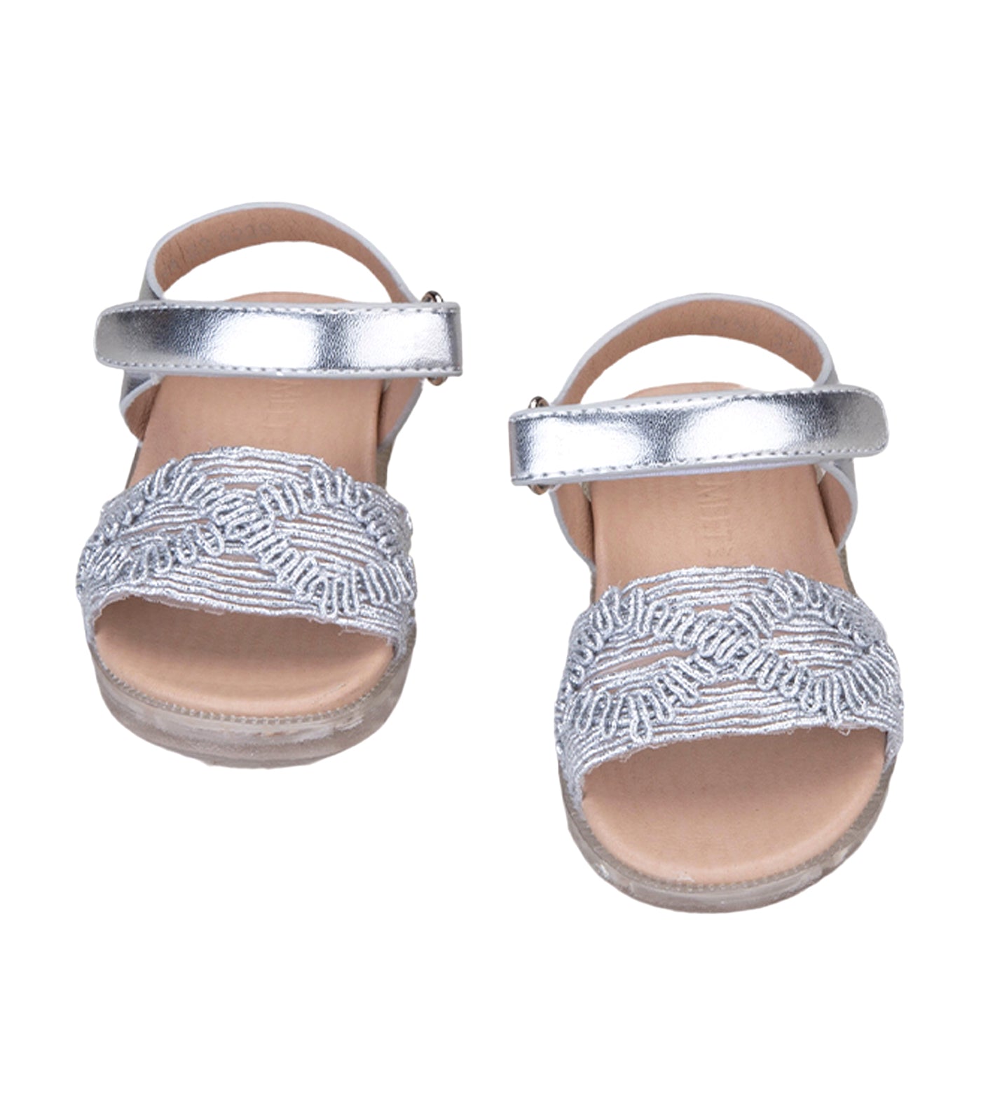 Bina Kids Sandals for Girls - Silver