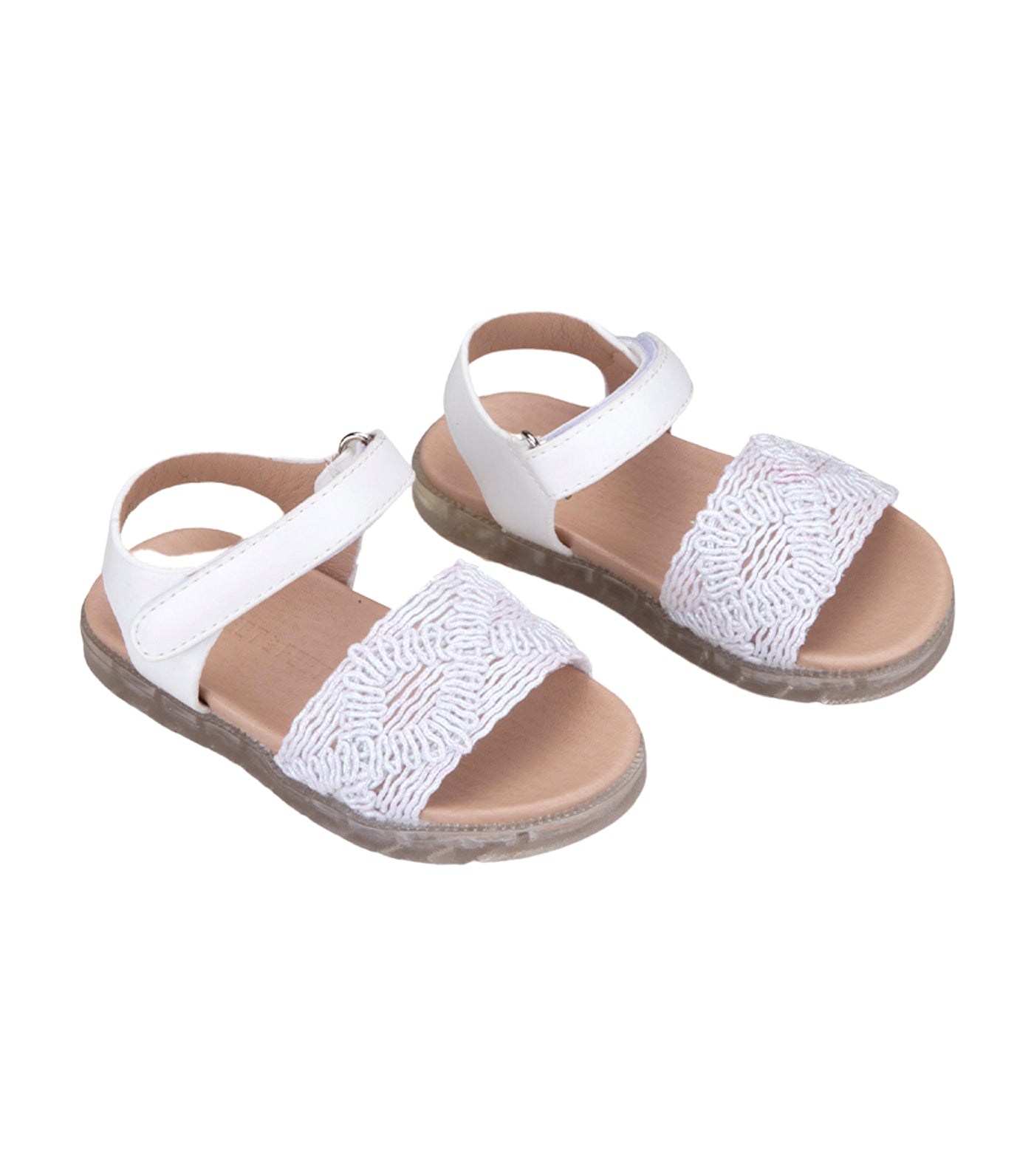 Bina Kids Sandals for Girls - White
