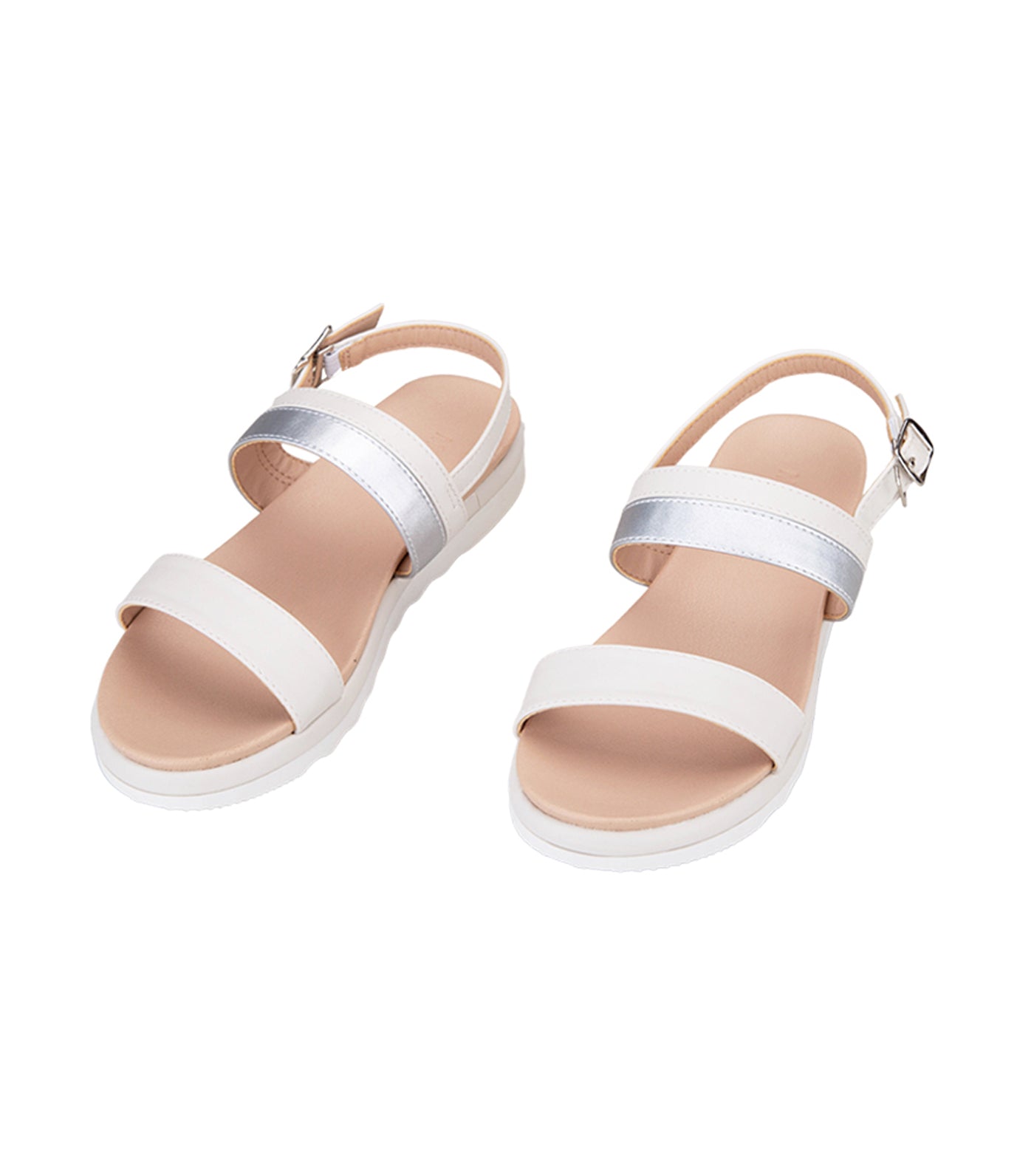 Blanche Kids Sandals for Girls - Silver