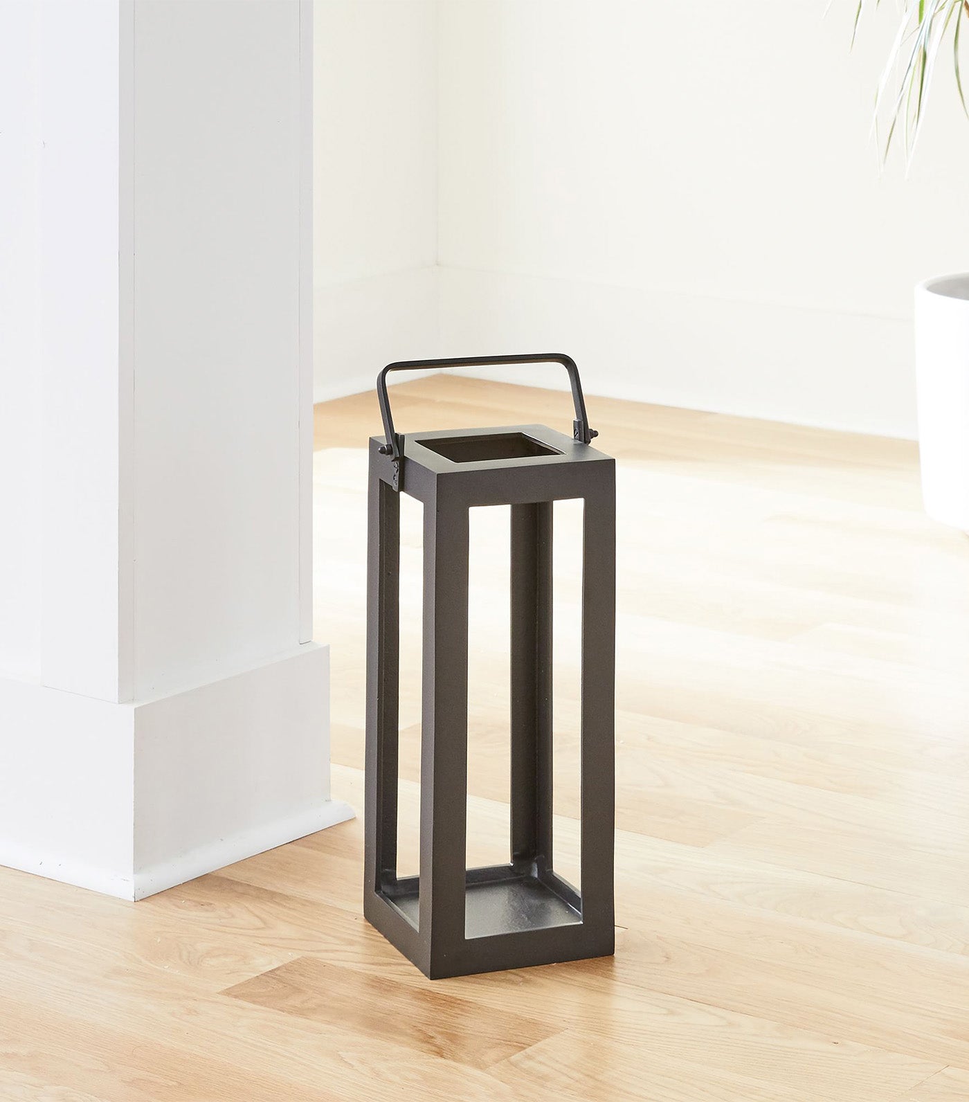 west elm Tall Outdoor Lantern - Antique Bronze