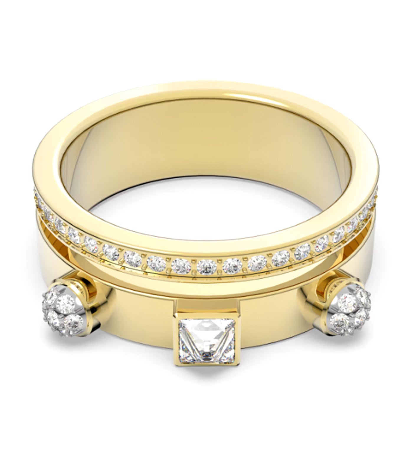 Swarovski white clearance gold ring