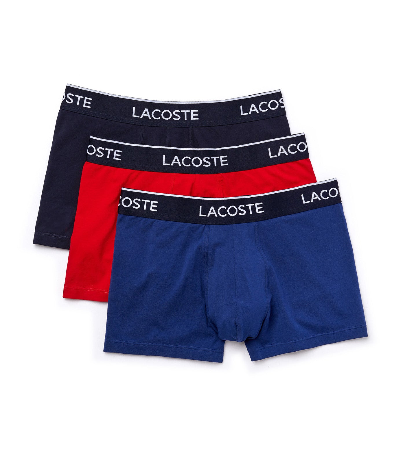 Lacoste, Underwear & Socks, New Lacoste Boxer Briefs Mens Underwear  Casual 3pack Cotton Strentch White L
