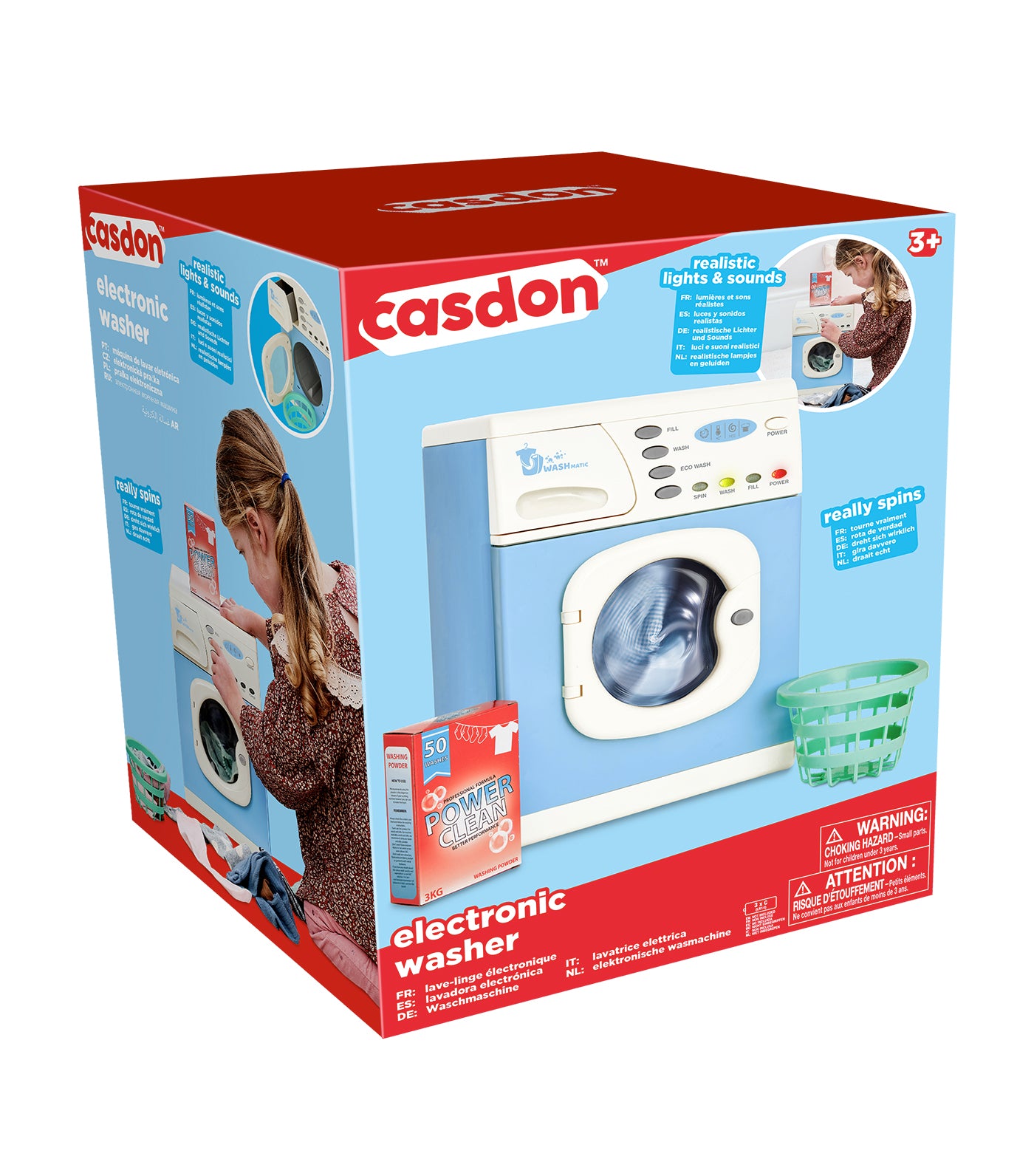 Casdon Electronic Washer Playset