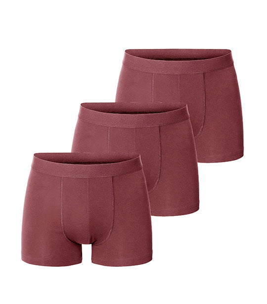 Bread & Boxers 3-Pack Boxer Brief Burgundy