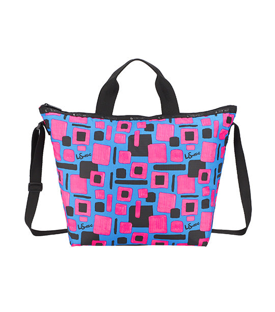 LeSportsac x Gaku Deluxe Easy Carry Floating Squares