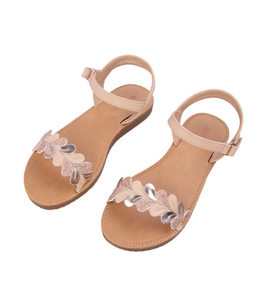 Breigh Kids Sandals for Girls - Beige