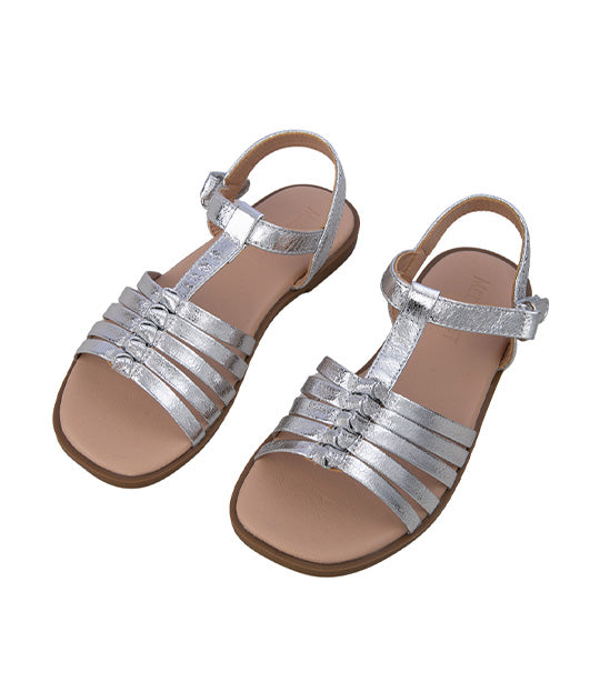 Briley Kids Sandals for Girls - Silver