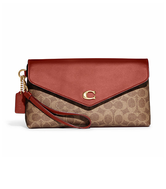 Tan 2024 coach wristlet