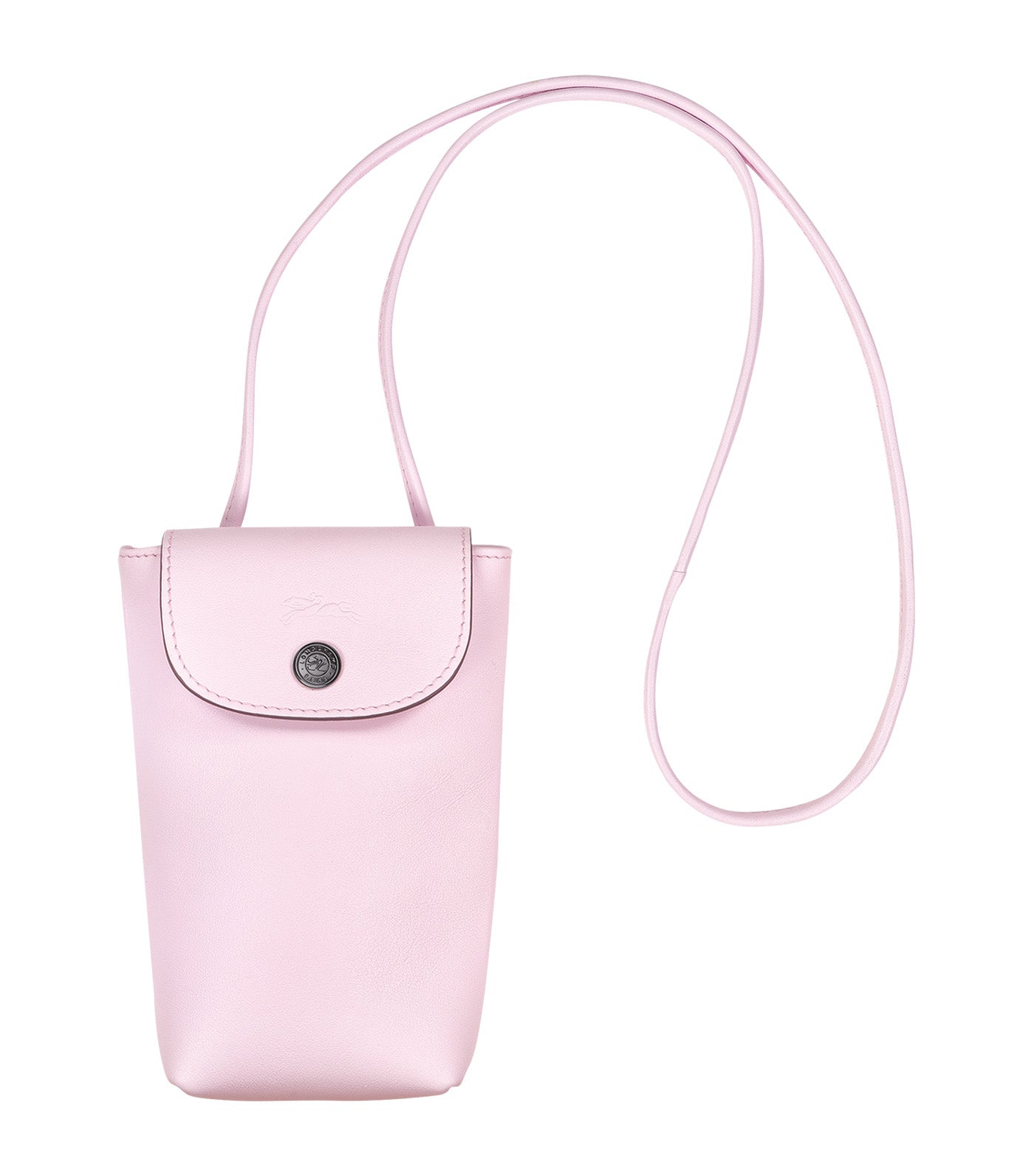 Le Pliage Xtra Phone Case with Leather Lace Petal Pink