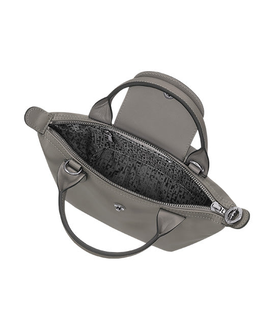 Le Pliage Cuir XS / Mini Top Handle Bag Turtledove (L1500757)