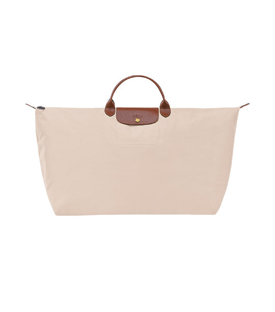Longchamp / Le Pliage travel bag XL (21x15x9) in brown // $155