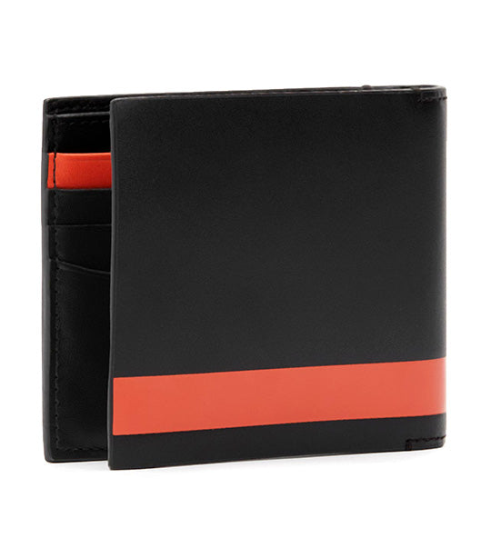 Taped Billfold Wallet with Coin Case Black
