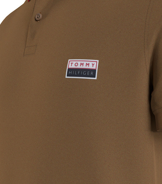 Tommy Hilfiger WCC Badge Tipped Regular Polo Khaki