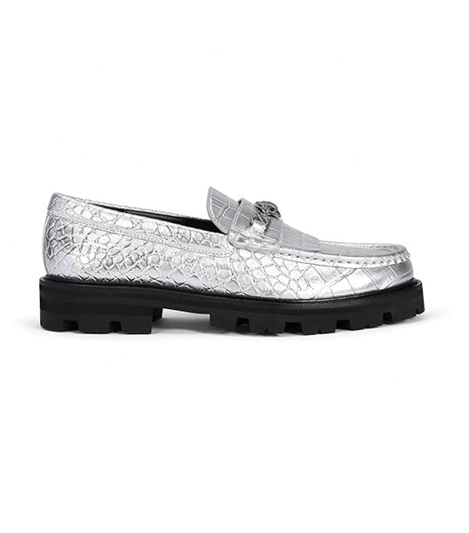 Kurt Geiger Carnaby Chunky Loafer Silver