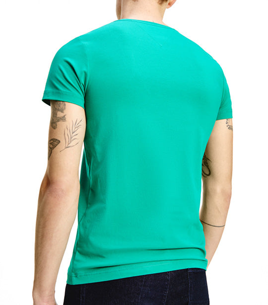 Men's Stretch Slim Fit Tee Courtside Green