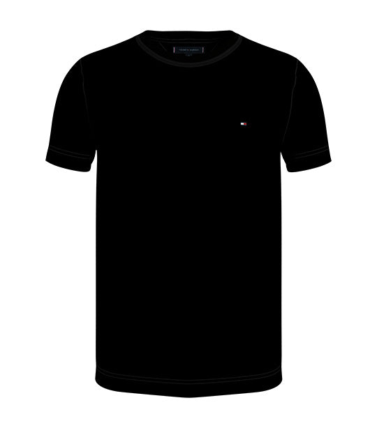 Camiseta Tommy Hilfiger Masculina Essential Organic Cotton Preta  thmw0mw27120thdbs