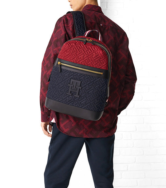 Tommy hilfiger quilted backpack new arrivals