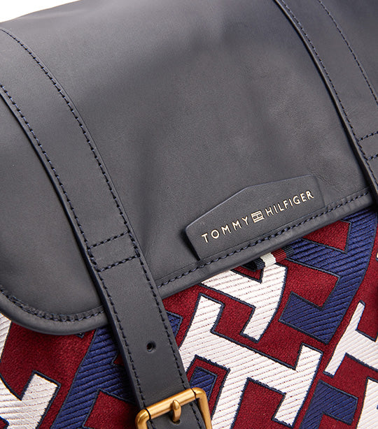 Drawstring monogram best sale tommy backpack