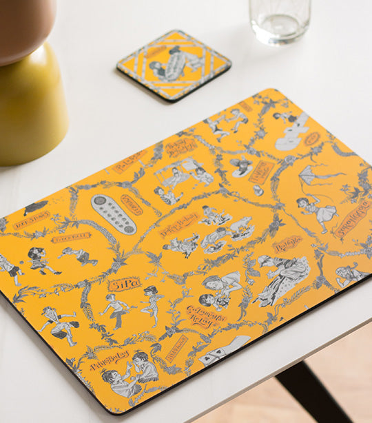 Jim Weaver Designs Laro Atbp Placemat - Yellow