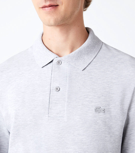 Men's Regular Fit Ultra Stretch Polo Silver Chine