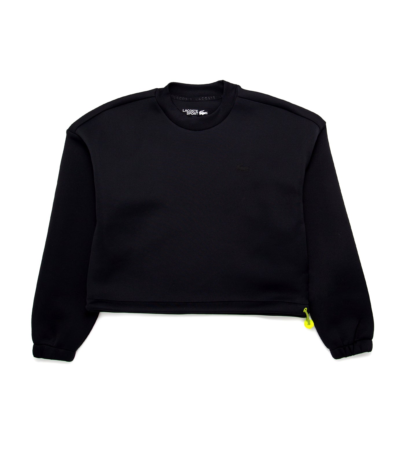 Women's Loose Fit Drawstring Sweatshirt Black