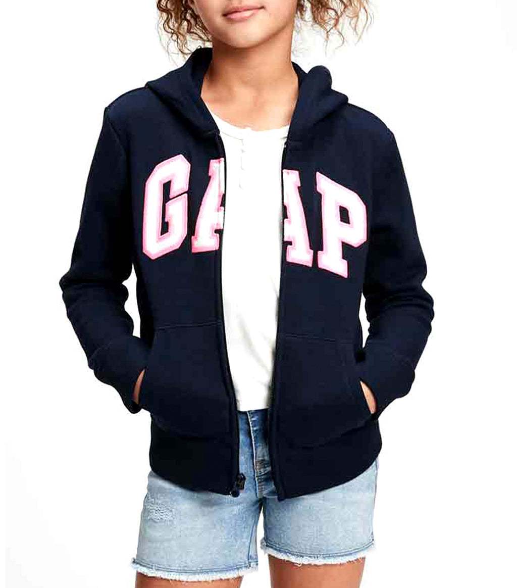 Gap Kids Gap Logo Zip Hoodie In Fleece Elysian Blue Rustan's