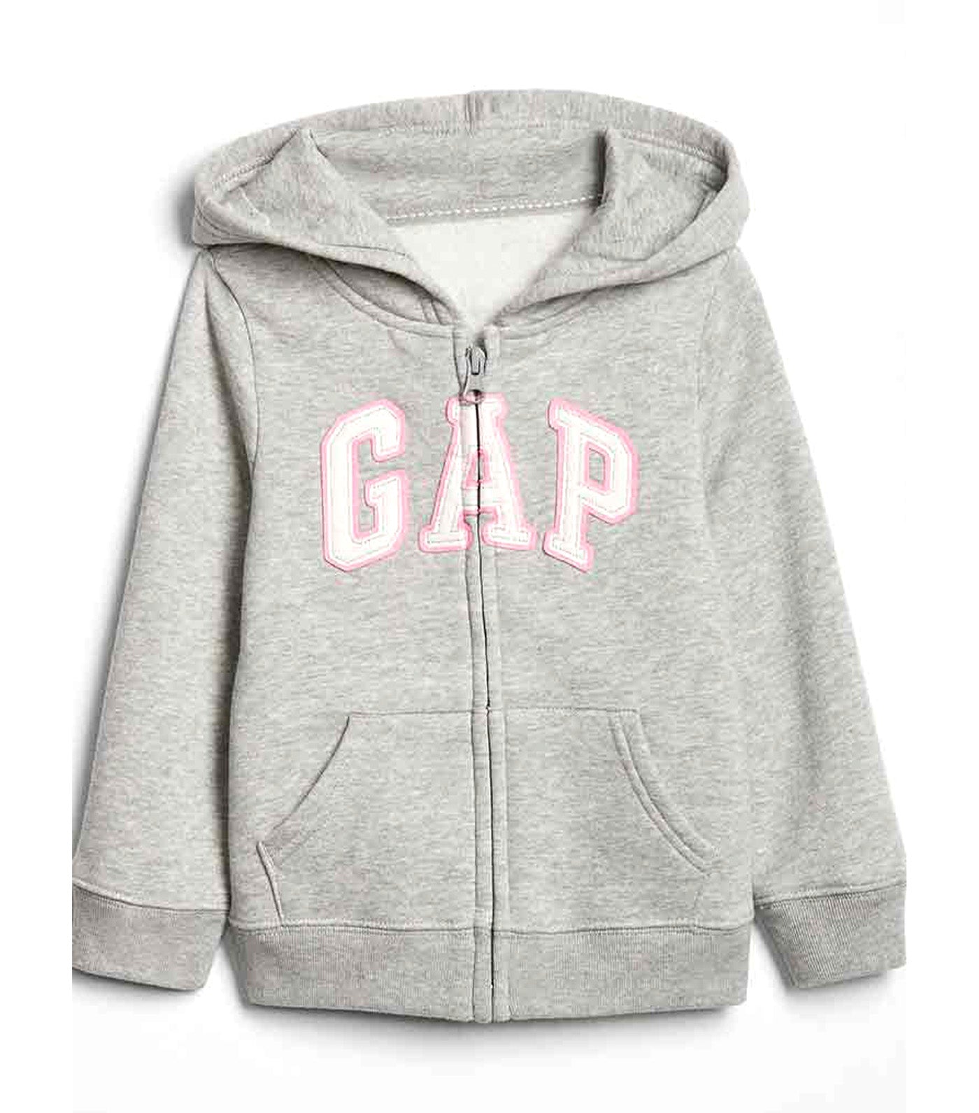 Toddler Gap Logo Zip Hoodie - Heather Grey