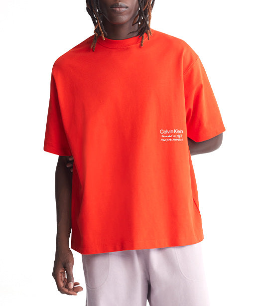 Standards Flyer Graphic T-Shirt Desert Orange