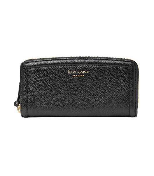 Kate spade black on sale and white wallet