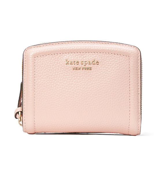 Knott Small Compact Wallet Mochi Pink