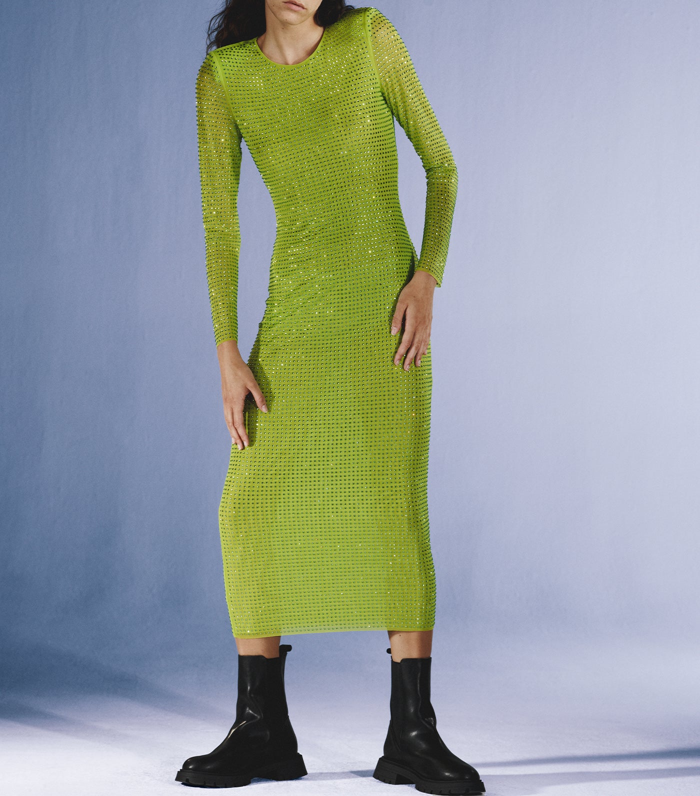 The GG Midi Dress Green