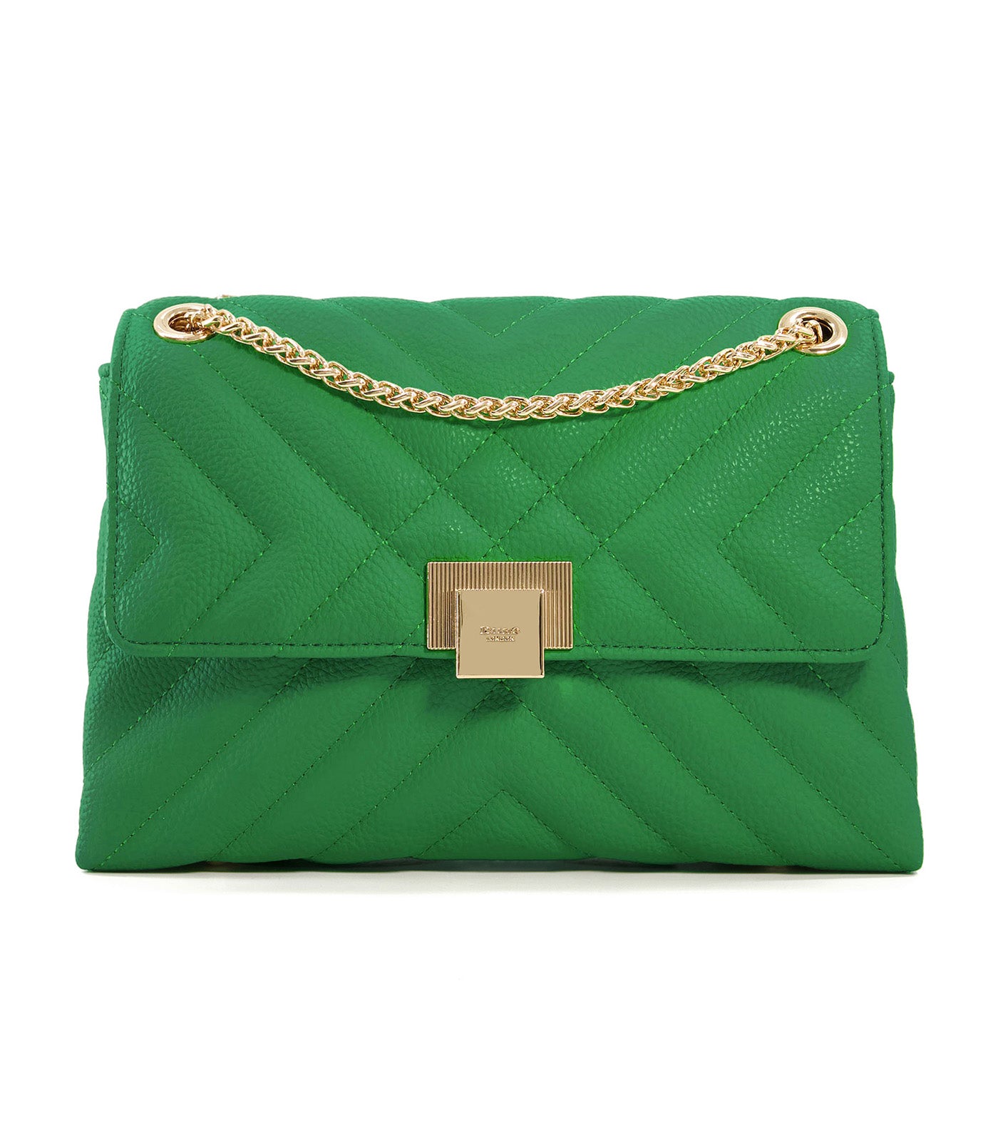 Dorchester Small Quilted Shoulder Bag Green