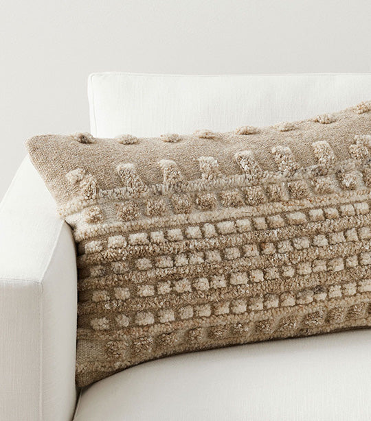 Wynee Textured Lumbar Pillow Cover
