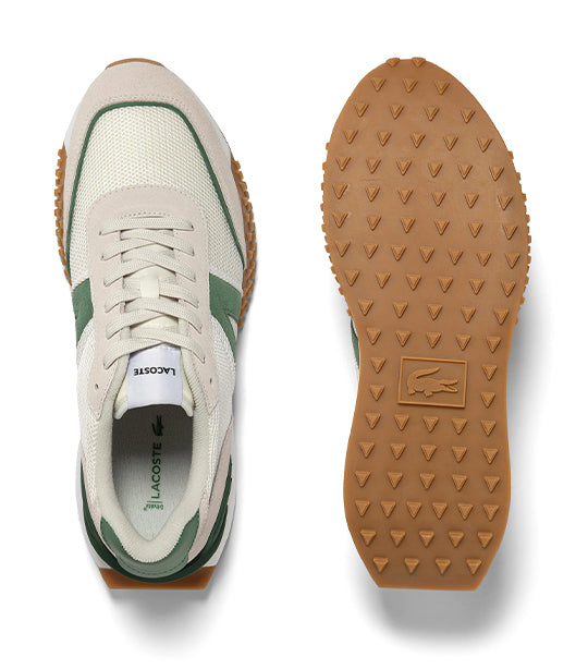 Men's L-Spin Deluxe Leather Sneakers White/Green