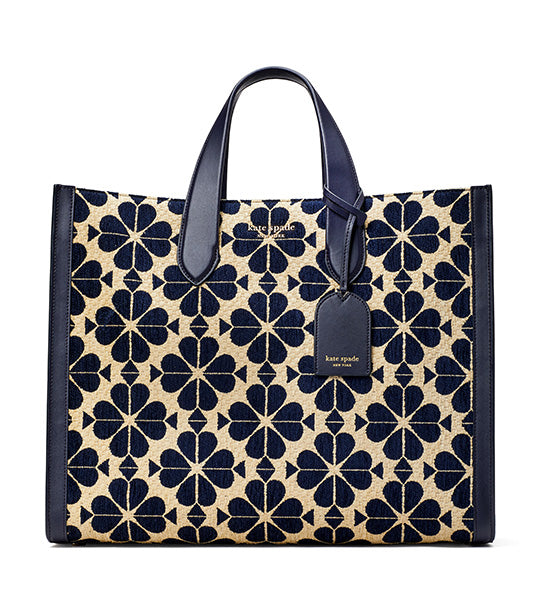 Kate Spade Tote Womens Manhattan Extra Large Black Floral Garden Jacqu –  Luxe Fashion Finds