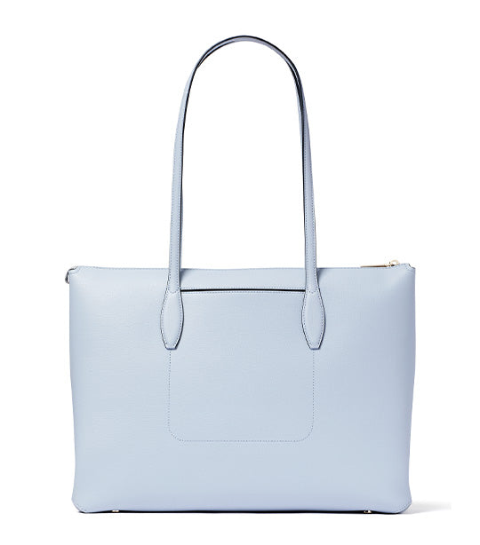 All Day Large Zip Top Tote - Blue - Europa Art