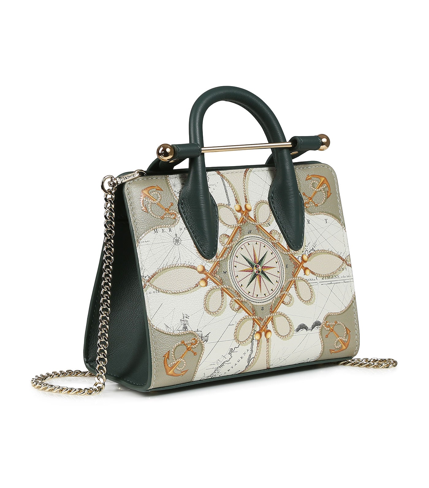 Strathberry Ladies Nano Tote in Green
