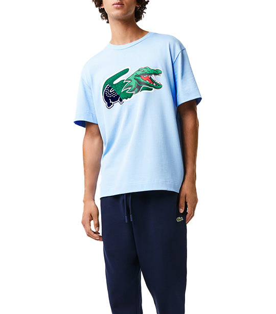 Men's Holiday Relaxed Fit Oversized Crocodile T-Shirt Overview