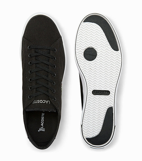Men's Gripshot Textile Sneakers Black/White