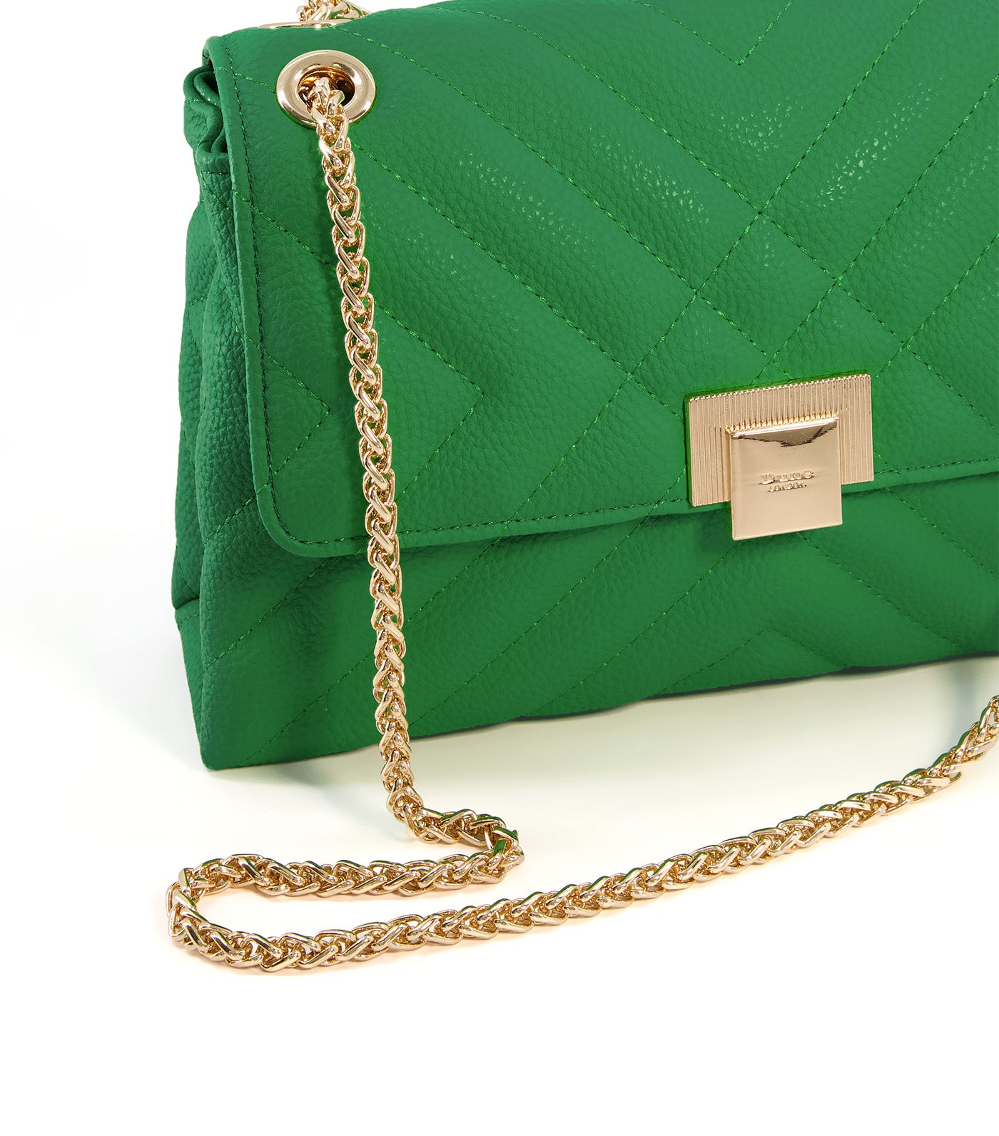 Dorchester Small Quilted Shoulder Bag Green
