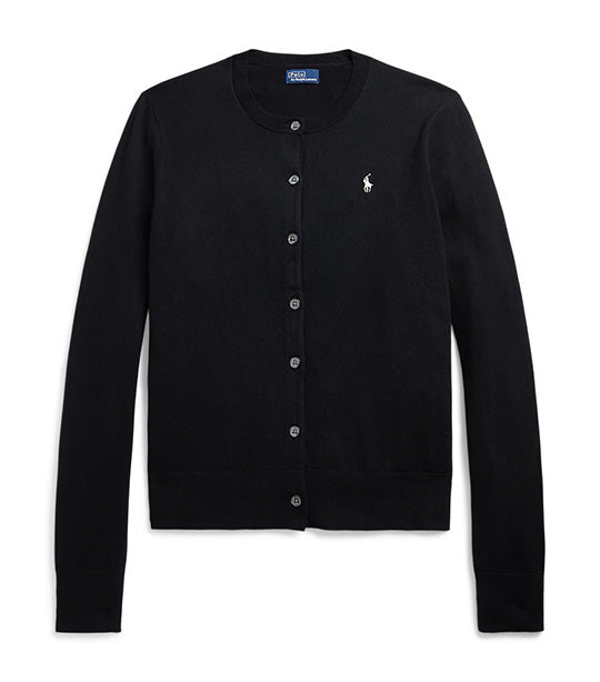 Women’s Cotton-Blend Cardigan Black