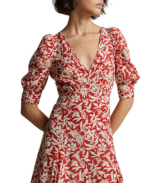 Ralph lauren best sale crepe dress