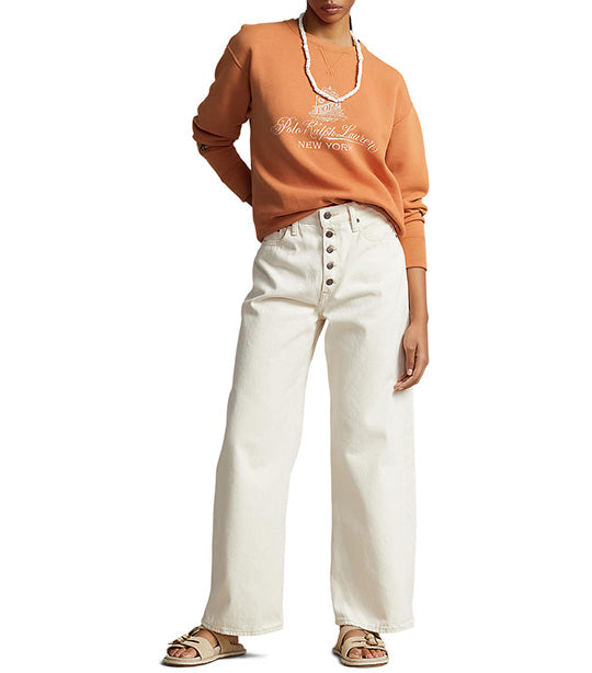 Polo Ralph Lauren Women's Logo Graphic Fleece Sweatshirt