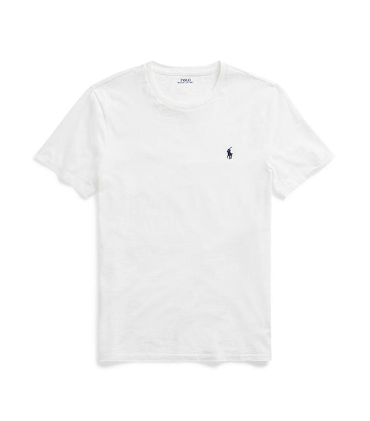 Men’s Custom Slim Fit Jersey Crewneck T-Shirt White
