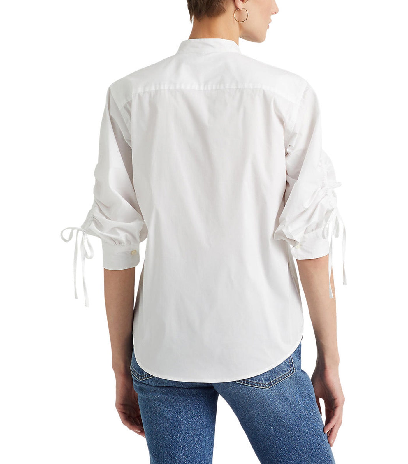 Women's Cotton-Blend Shirt White