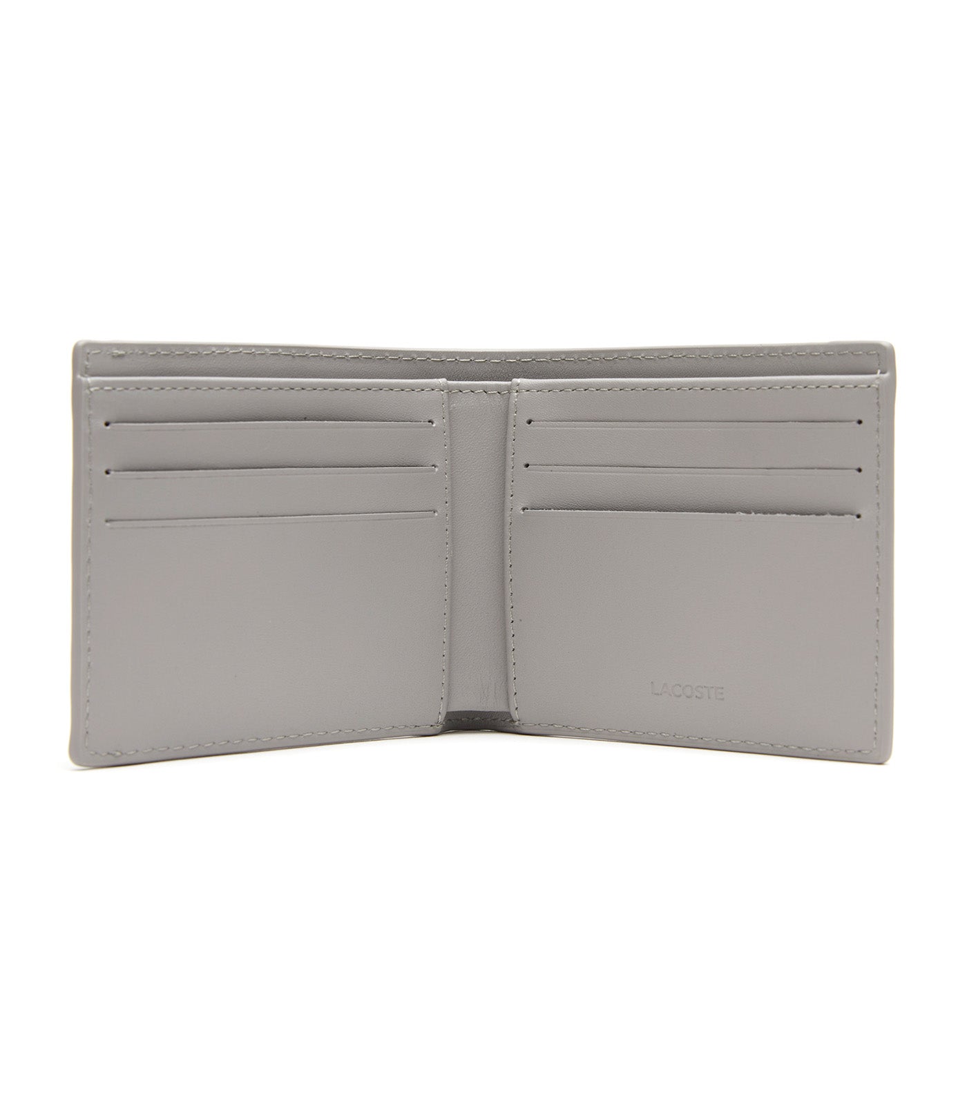 Lacoste Men's FG Contrast Linning Wallet Ciment Floride Noir