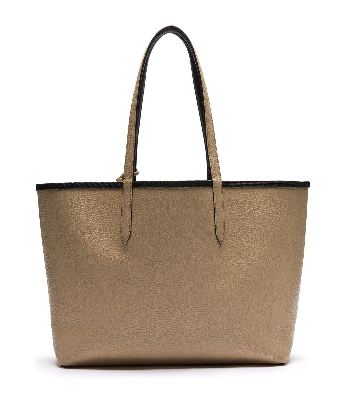 Women's Anna Reversible Bicolor Tote Bag Black Warm Sand