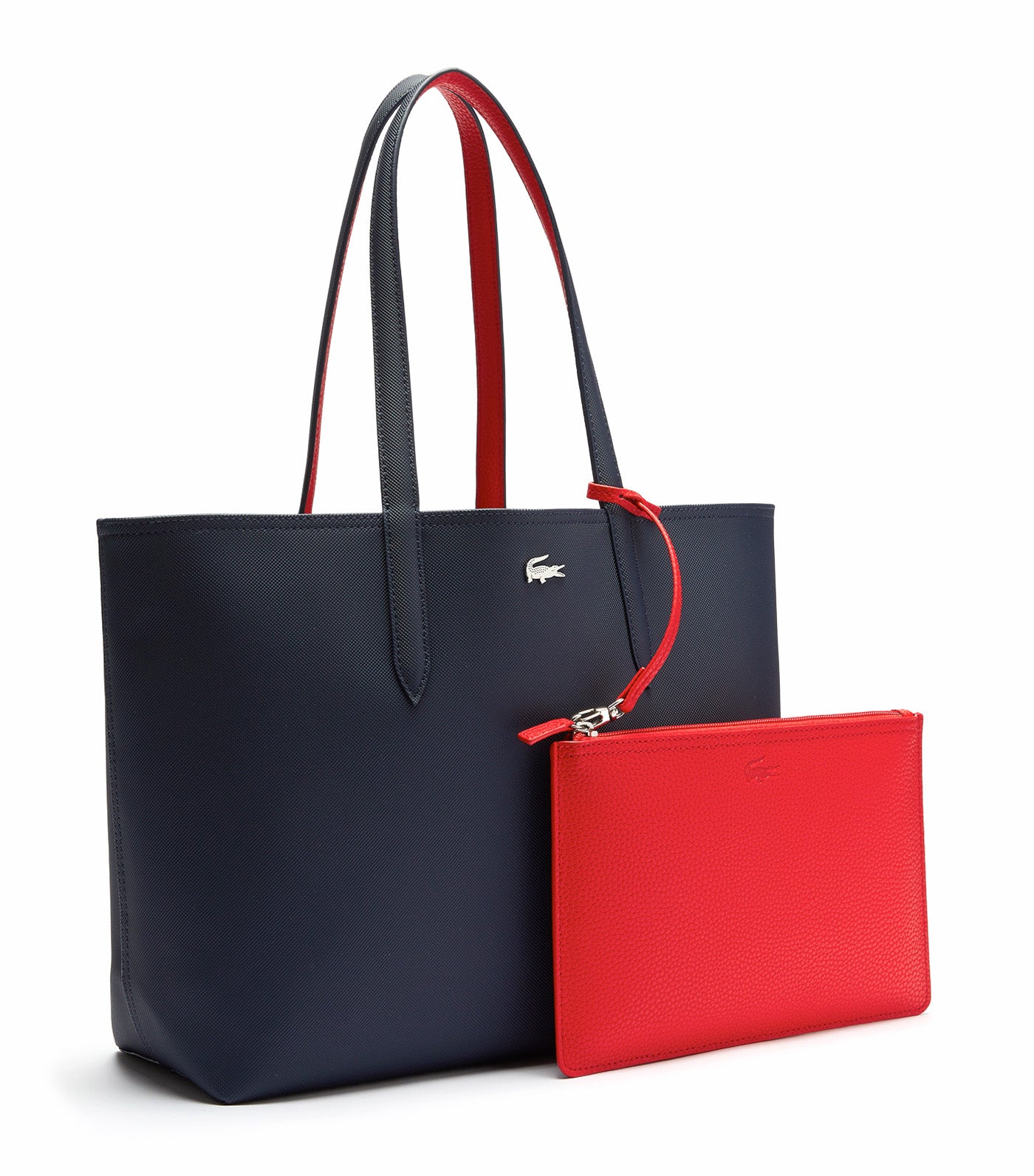 Women's Anna Reversible Bicolor Tote Bag Peacoat Salsa