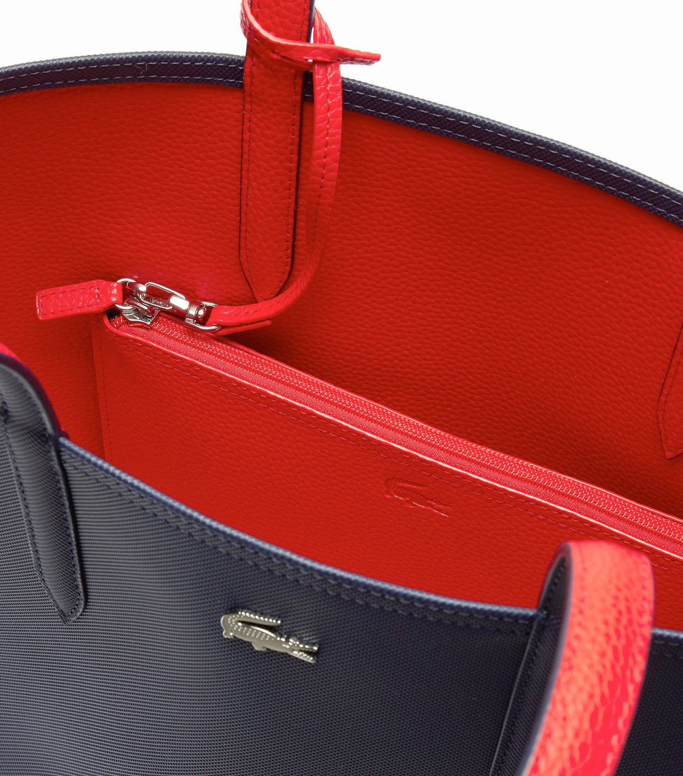Women's Anna Reversible Bicolor Tote Bag Peacoat Salsa