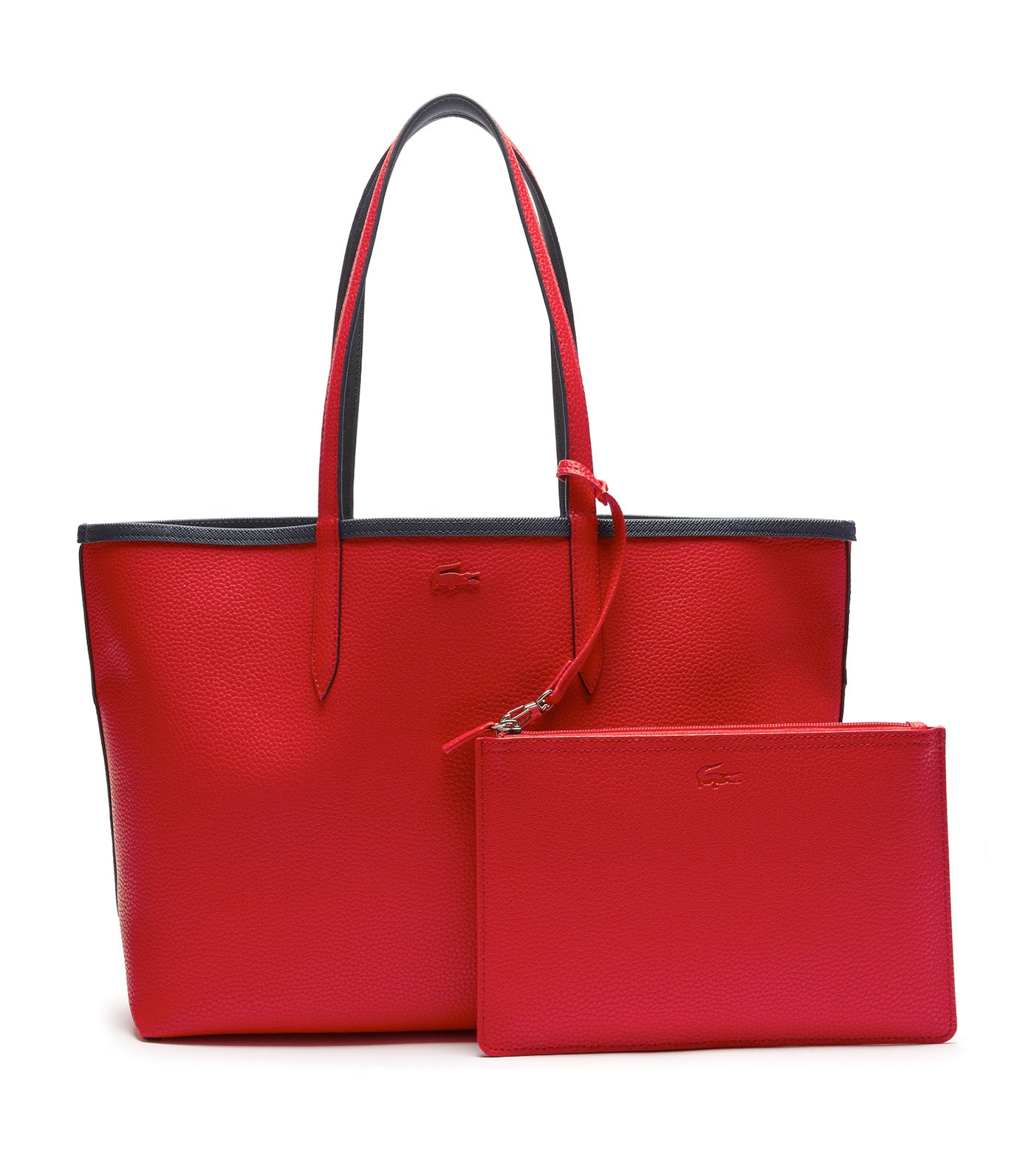 Women's Anna Reversible Bicolor Tote Bag Peacoat Salsa